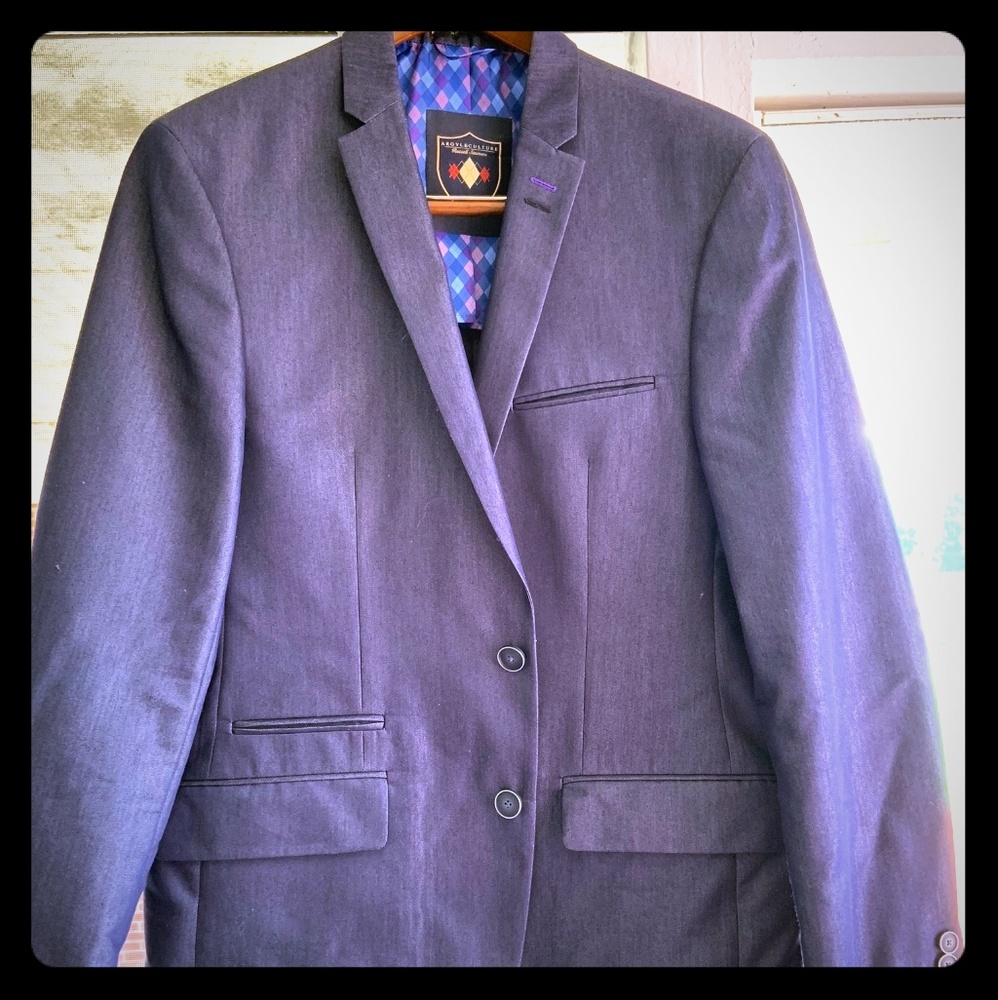 Men L blue Macy blazer